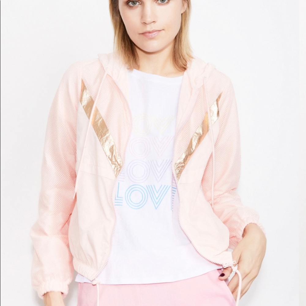 Generation Love Quincy Chevron Windbreaker XL NWT - Picture 1 of 3
